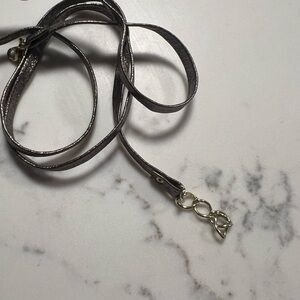 Silver Leather wrap bracelet with Clasp